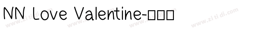 NN Love Valentine字体转换